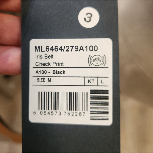 NWT Mulberry Leather Iris Belt